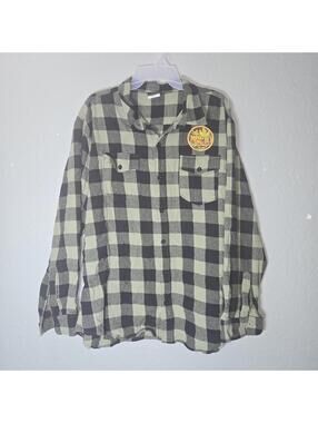 Universal Studios Florida Mardi Gras 30 2025 Adult 3XL Flannel Shirt King Gator